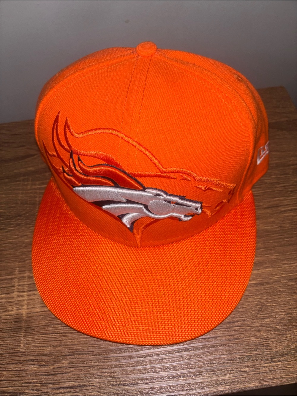 Orange Denver Broncos Flat Bill Cap - New Era